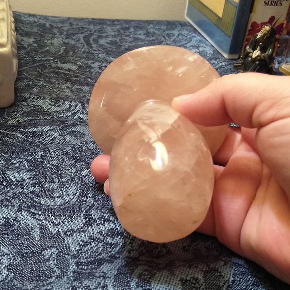 Rose quartz mushroom - Picture 5 of 9